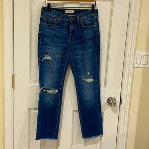 Madewell Slim Boy Jean, size 24